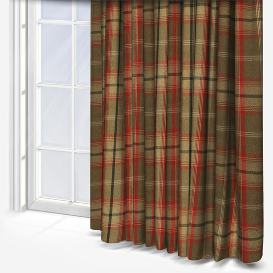 Fryetts Balmoral Rosso curtain