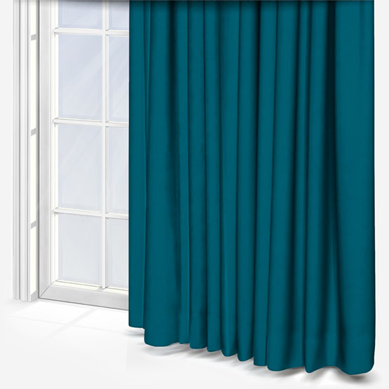 Touched By Design Accent Petrol curtain
