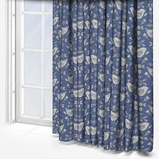 Fryetts Narvik Blue curtain