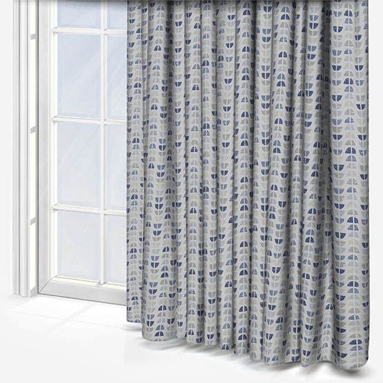 Fryetts Odense Blue curtain