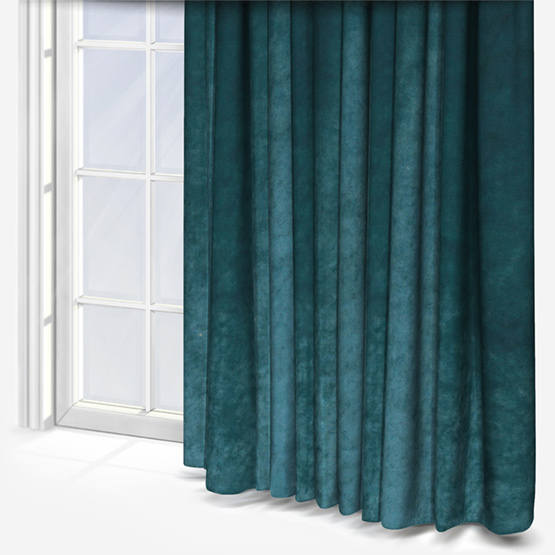 Fryetts Velvet Peacock curtain