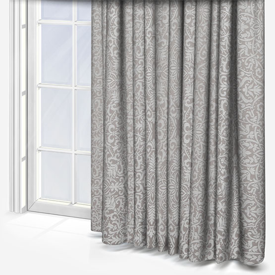 iLiv Brocade Ash Grey curtain