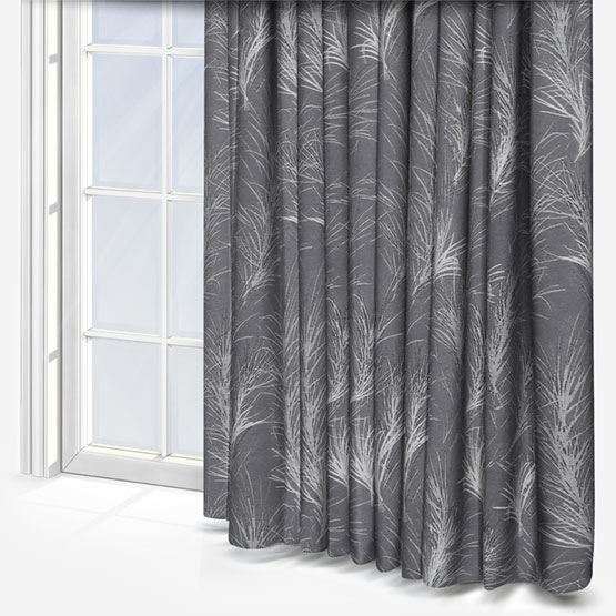 iLiv Feather Boa Graphite curtain