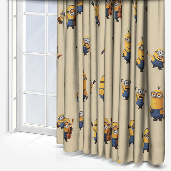Minions Scatter Yellow curtain