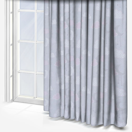Olivia Bard Personalised Cloudscape Pink curtain