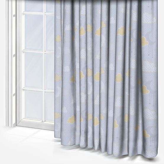 Olivia Bard Personalised Cloudscape Yellow curtain