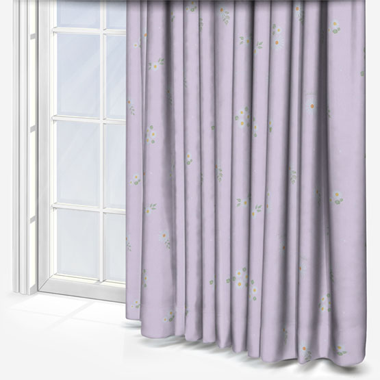 Olivia Bard Personalised Daisy Pink curtain