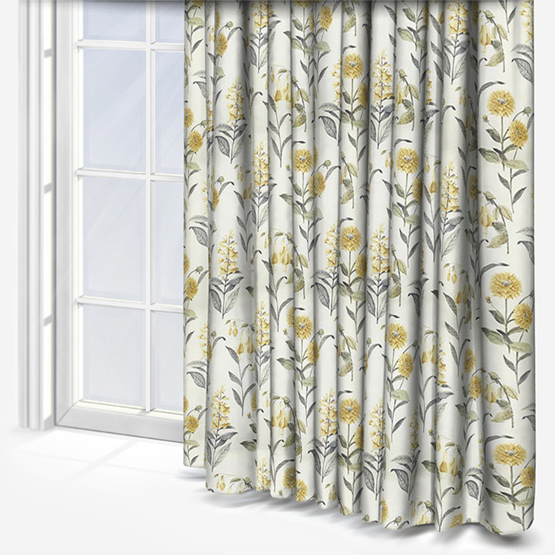 Prestigious Textiles Bloomingdale Chartreuse curtain