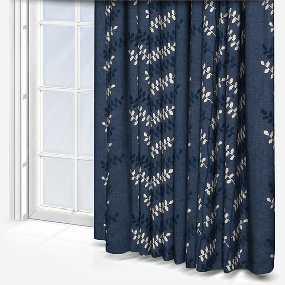 Prestigious Textiles Cadiz Indigo curtain