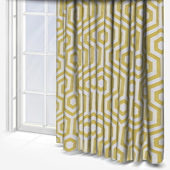 Prestigious Textiles Hex Saffron curtain