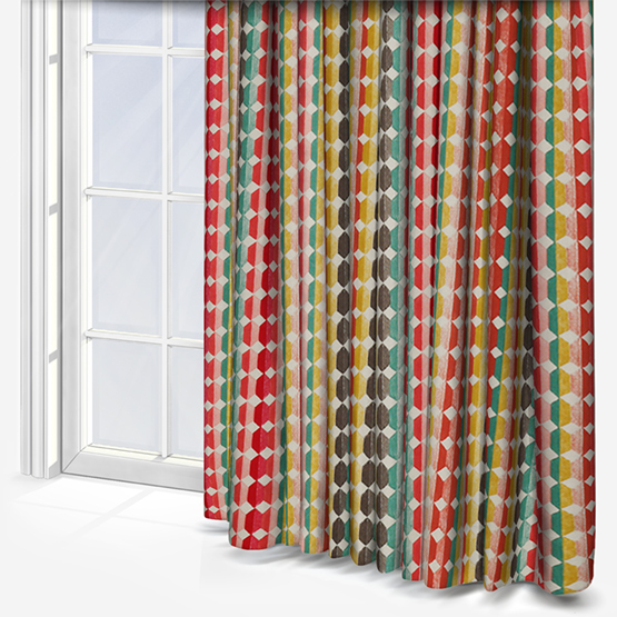 Prestigious Textiles Milnthorpe Apricot curtain