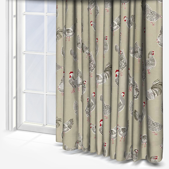Studio G Rooster Sage curtain