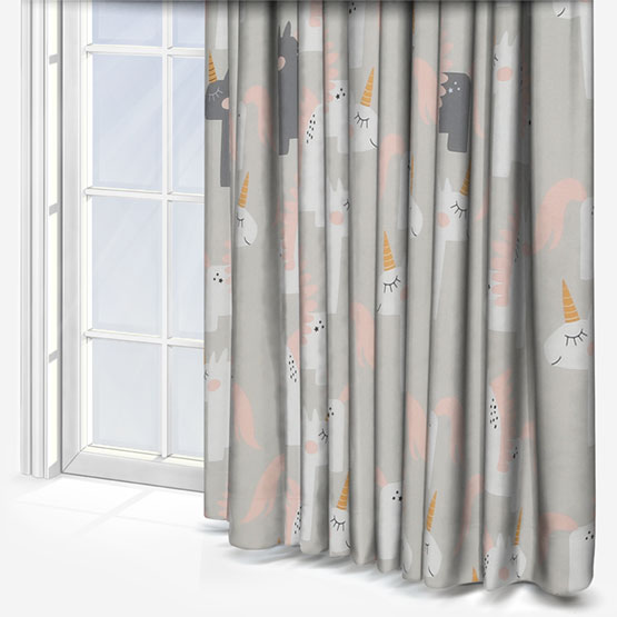 Touched By Design Unicorn Blush curtain