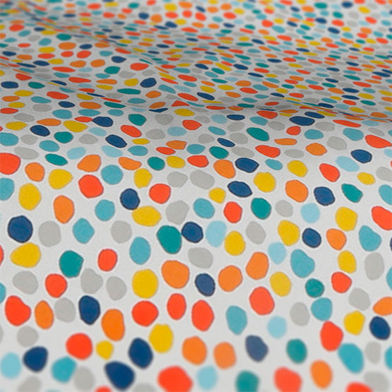 Prestigious Textiles Dot To Dot Azure cushion