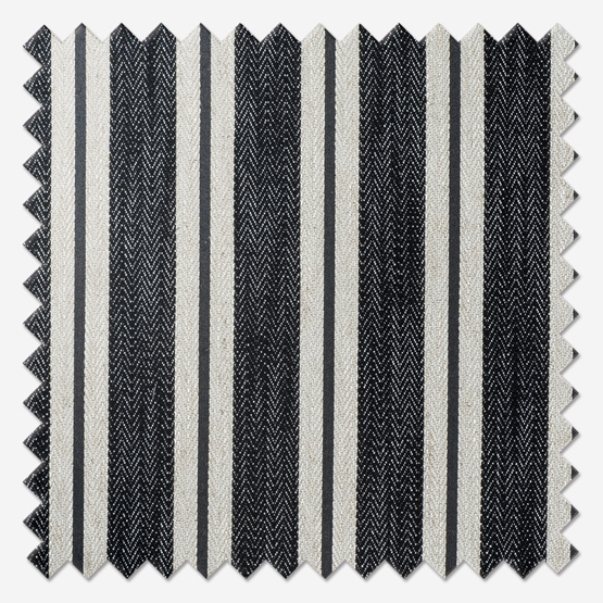 Fryetts Arley Stripe Charcoal cushion