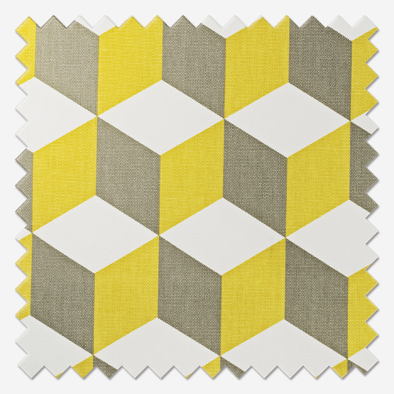 Prestigious Textiles Cube Saffron cushion