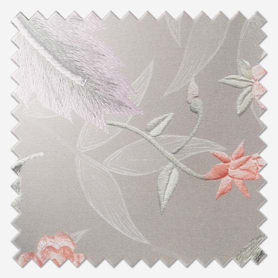 Touched By Design Peach Petal Greige cushion