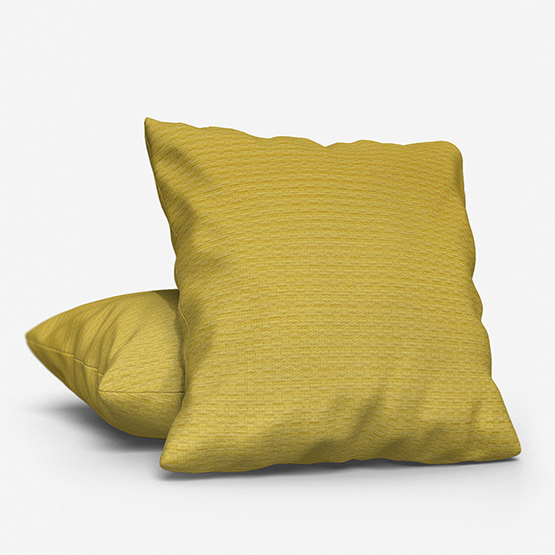 Clarke & Clarke Scala Chartreuse cushion