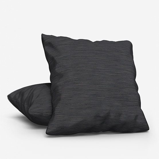 Clarke & Clarke Tussah Charcoal cushion