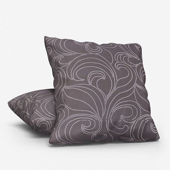 Eclipse Soft Whirlwind Pewter cushion