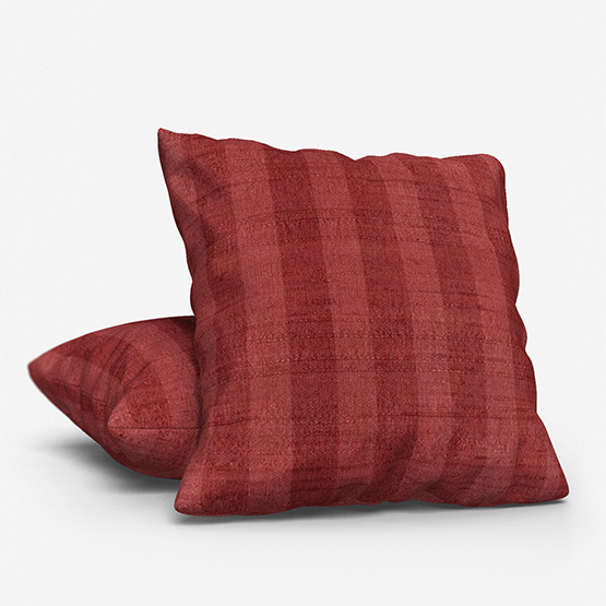 Fryetts Mono Stripe Red cushion