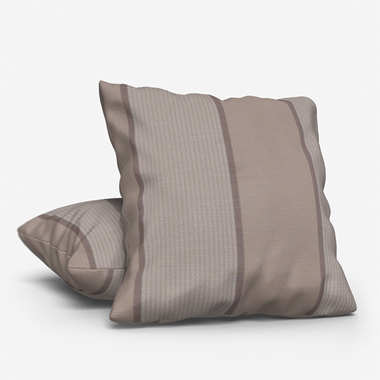 Fryetts Lynton Stripe Taupe cushion