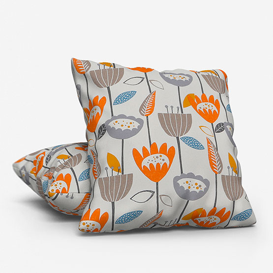 iLiv Flower Power Tangerine cushion