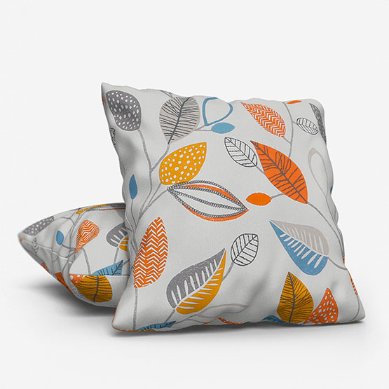 iLiv Forest Leaves Tangerine cushion