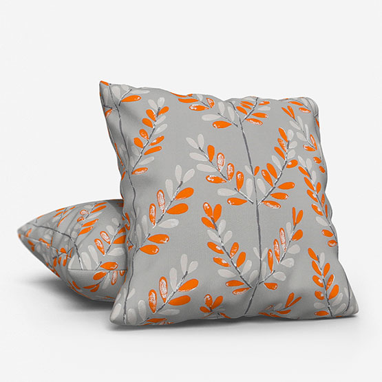 iLiv Scandi Sprig Tangerine cushion