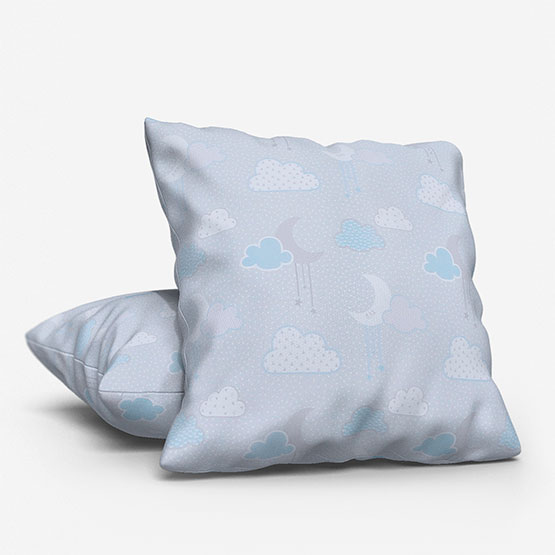 Olivia Bard Personalised Cloudscape Blue cushion