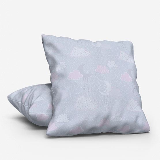 Olivia Bard Personalised Cloudscape Pink cushion