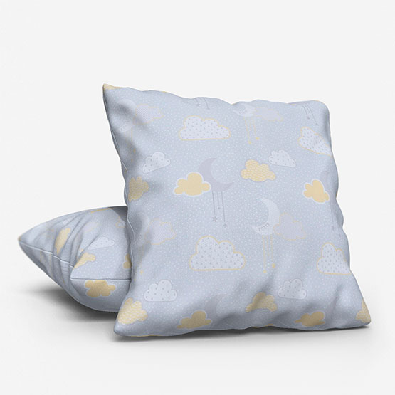 Olivia Bard Personalised Cloudscape Yellow cushion