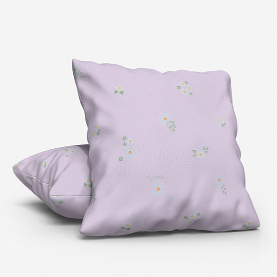 Olivia Bard Personalised Daisy Pink cushion