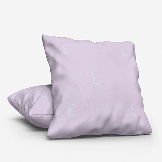 Olivia Bard Personalised Ditsy Star Pink cushion