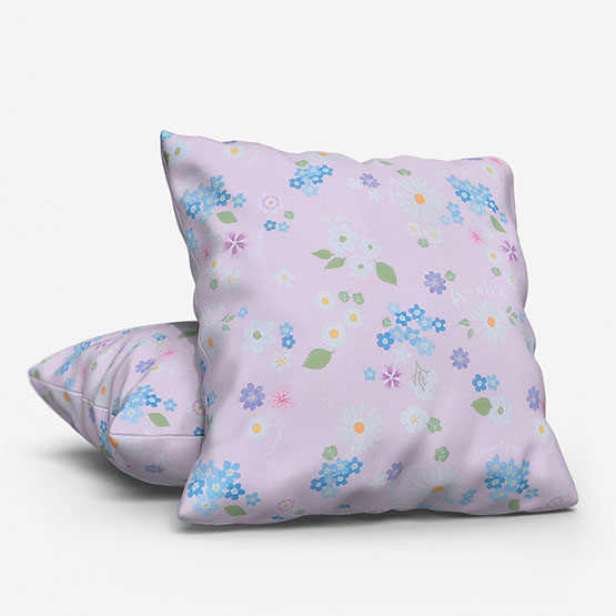 Olivia Bard Personalised Flora Pink cushion