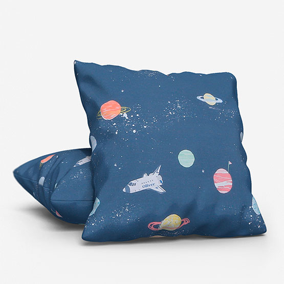 Olivia Bard Personalised Outer Space Midnight cushion