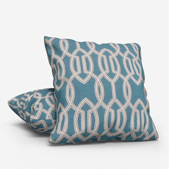 Prestigious Textiles Cassandra Teal cushion