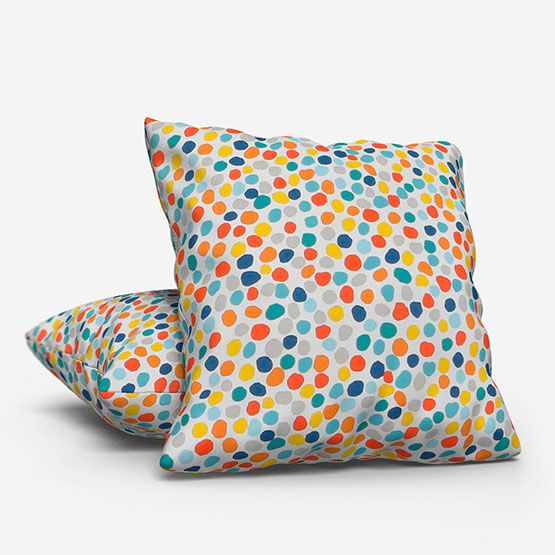 Prestigious Textiles Dot To Dot Azure cushion