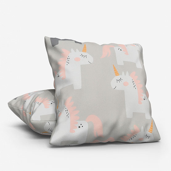 Touched By Design Unicorn Blush cushion
