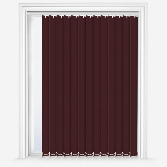 Touched By Design Optima Dimout Burgundy vertical