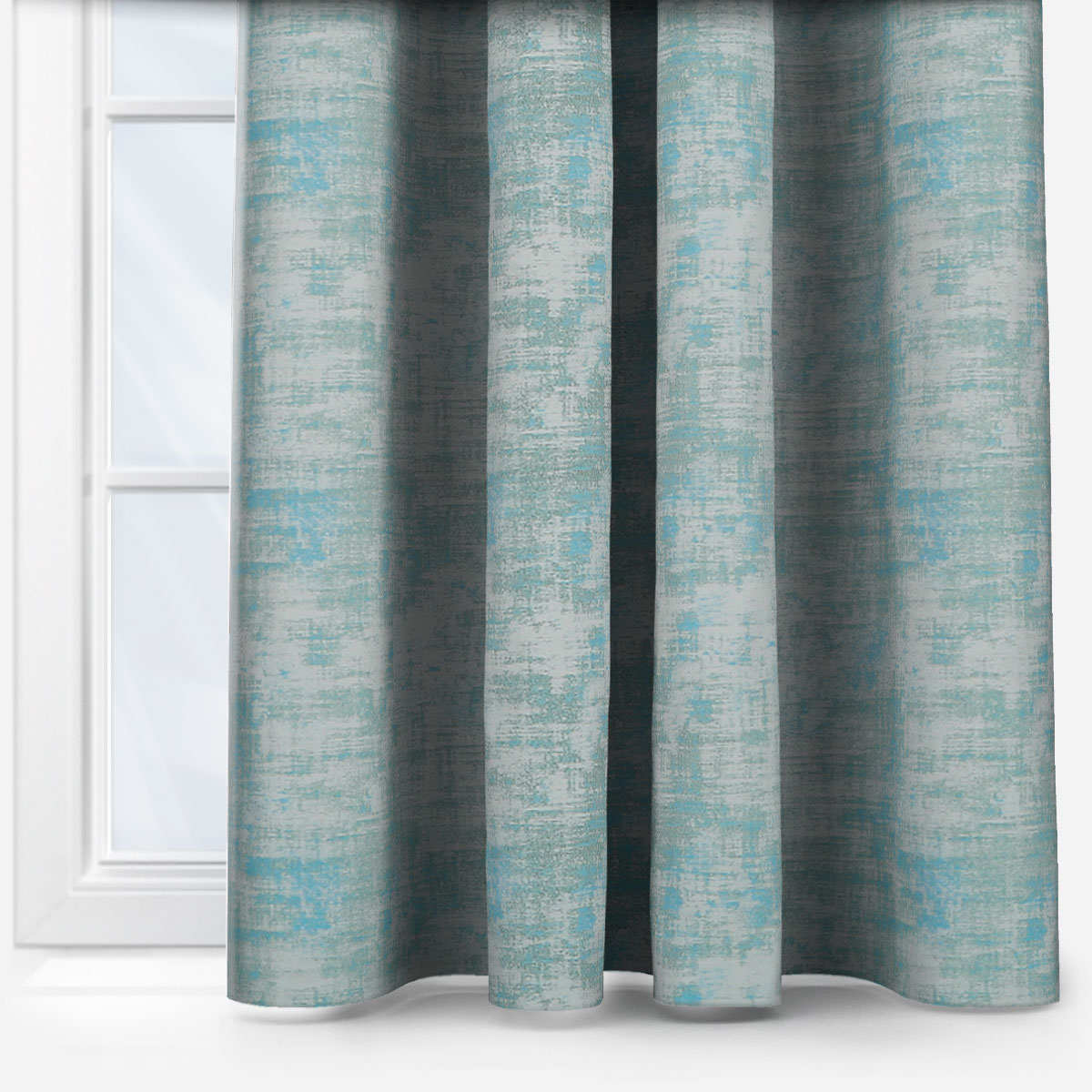 Fibre Naturelle Miami Scuba Blue, Scuba Blue Shower Curtain