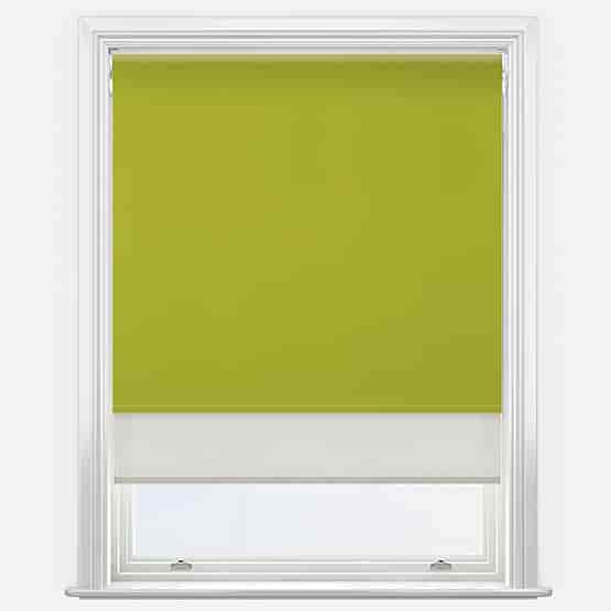 Double Roller AquaLuxe SunVue Lime & Cream