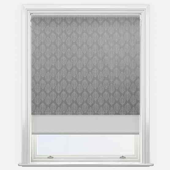 Double Roller Boheme Steel & Grey