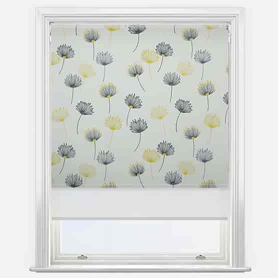 Double Roller Calista Citrus White