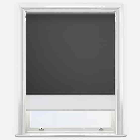 Double Roller Carnival Blackout Anthracite & White