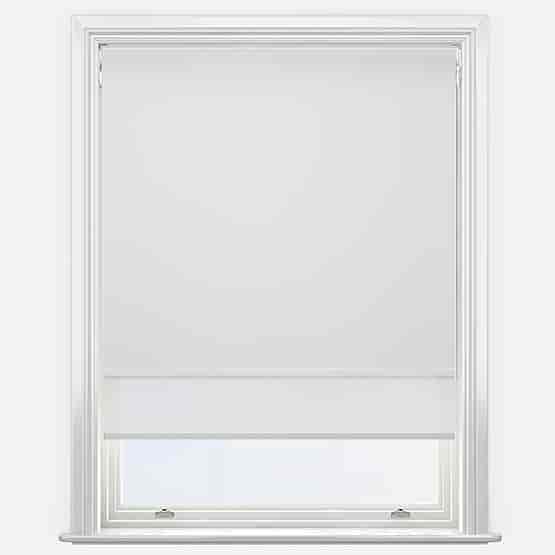 Double Roller Carnival Blackout China White & White