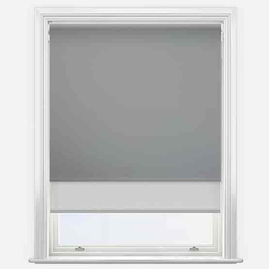 Double Roller Carnival Blackout Shadow & Grey
