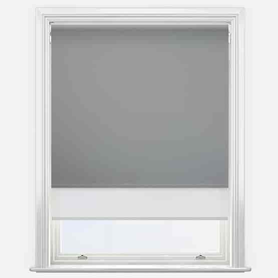 Double Roller Carnival Blackout Shadow & White