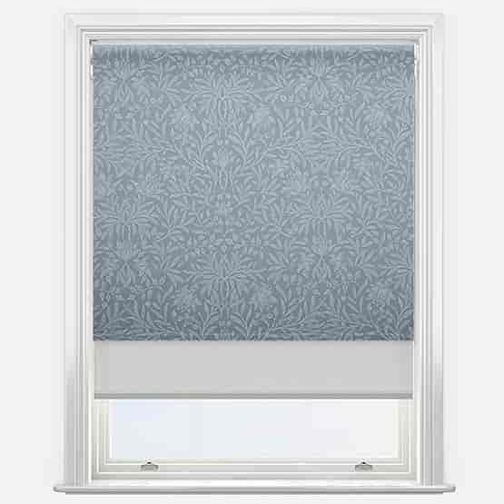 Double Roller Florence Persian Blue & Grey