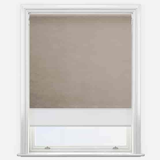 Double Roller Orissa Stone & White
